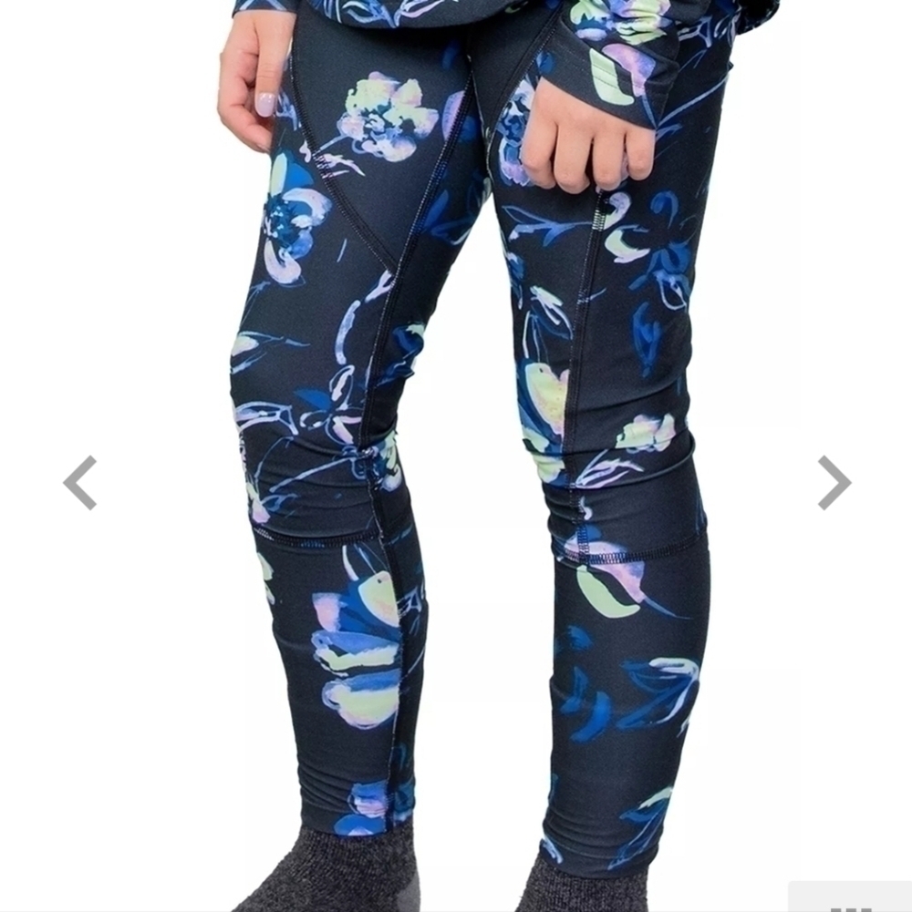 NWT Obermeyer Courtnay Legging Junior Girls Baselayer Night Life